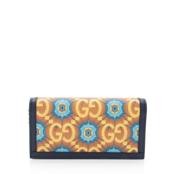 Gucci GG Kaleidoscope Canvas 100th Anniversary Chain Wallet - Picture 3 of 10